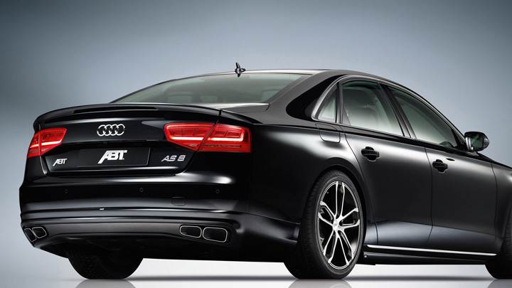 Back Side Pose Of 2010 ABT AS8 In Black